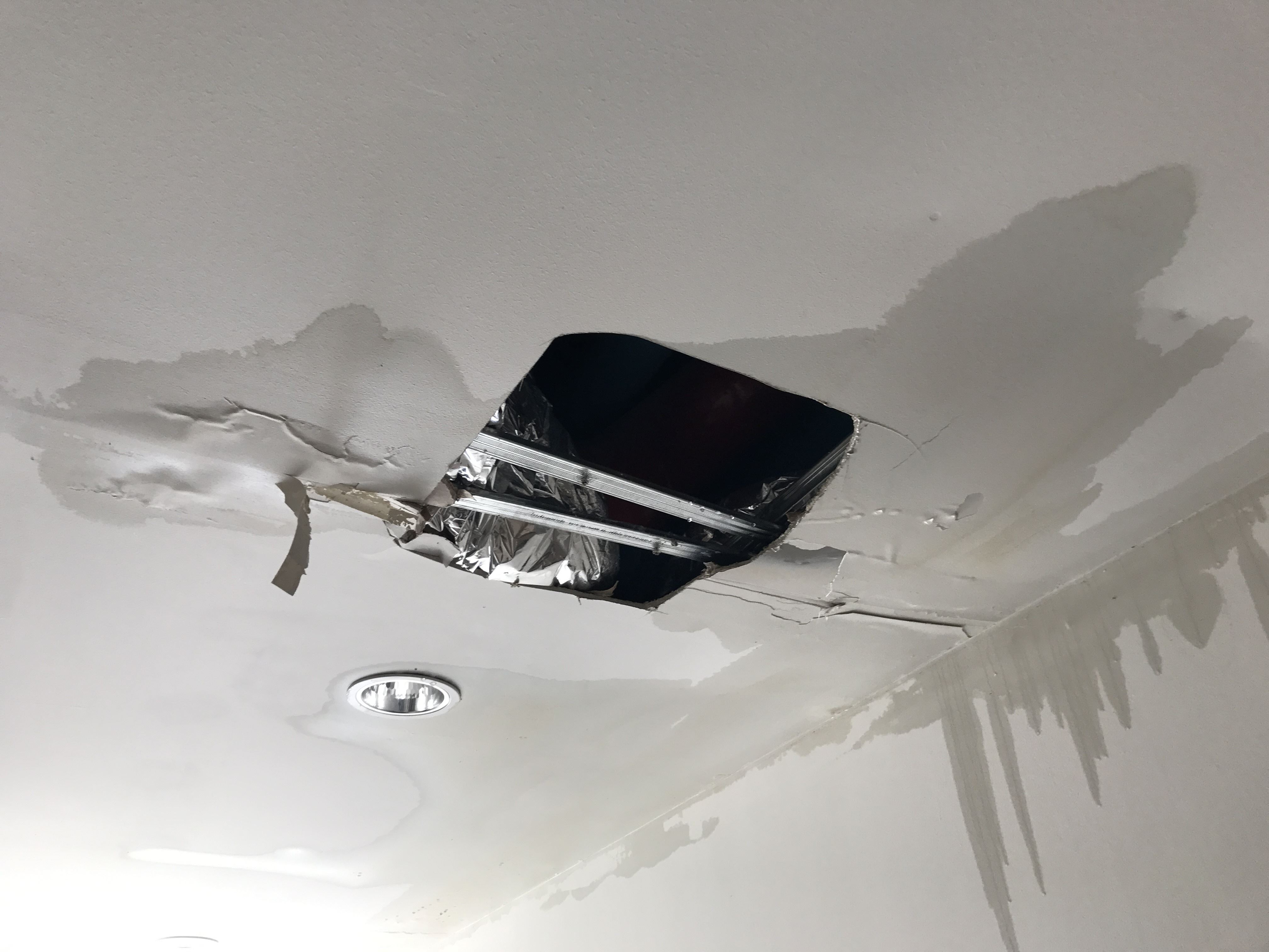 How To Stop Water Leaking Through Ceiling Shelly Lighting